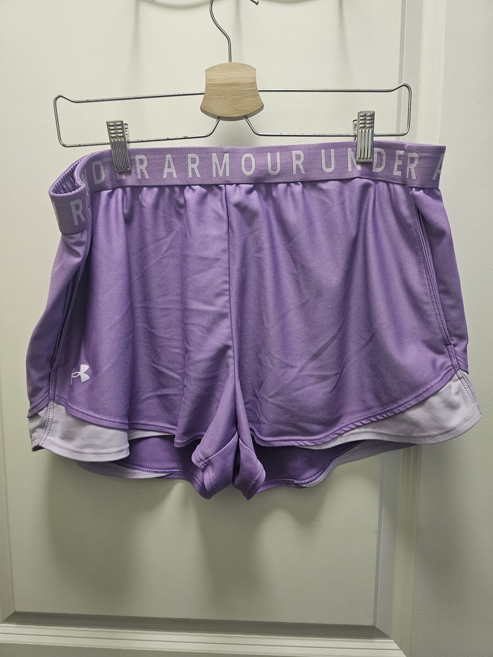 Under Armour Lavender Athletic Shorts